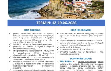 Zaproszenie na pielgrzymkę do Portugalii – m. in. do Fatimy i Santiago de Compostela